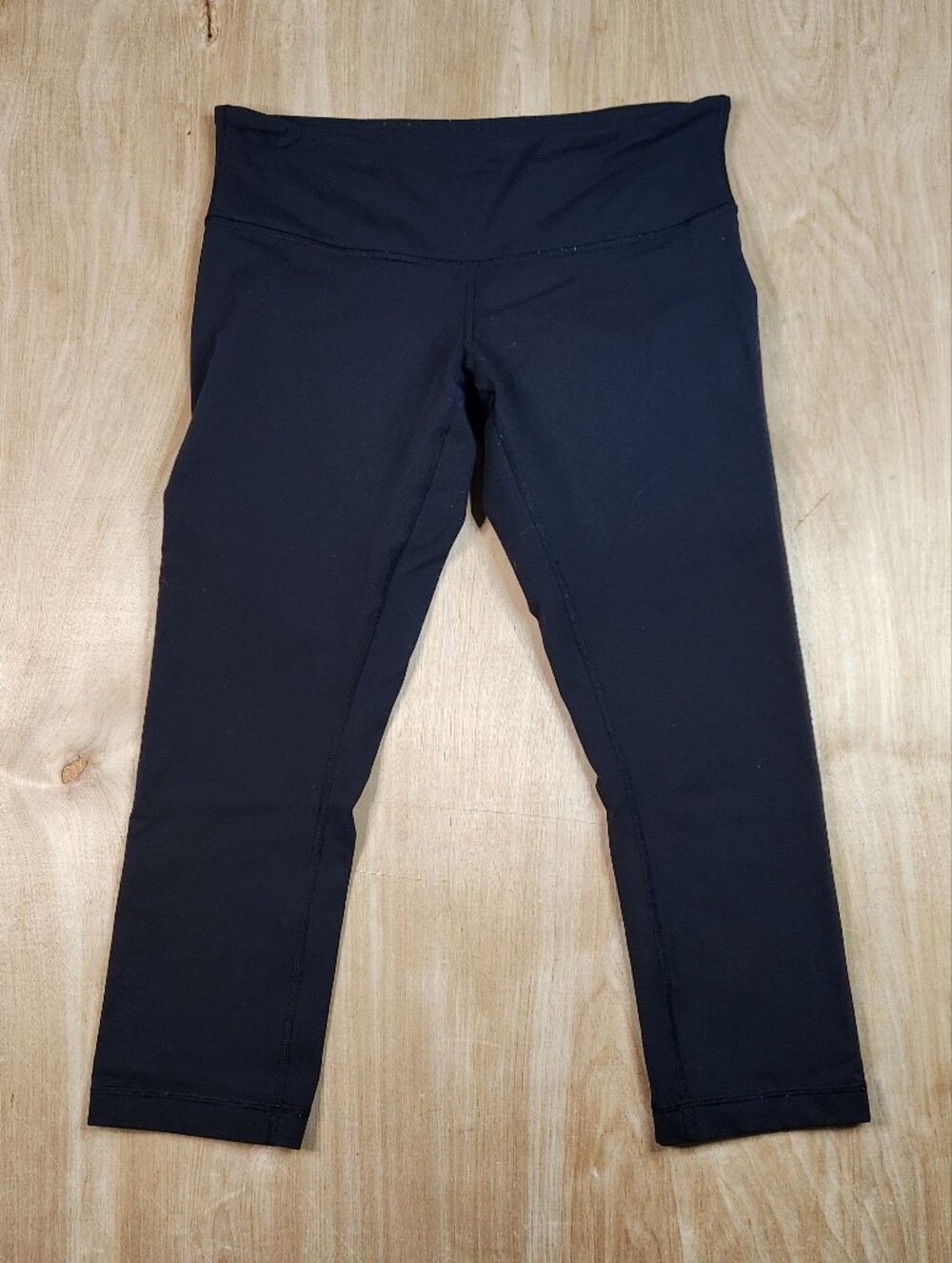 lululemon athletica Womens Cropped Black Performance Leggings 10
